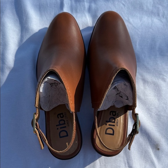 Diba Brown Leather Women's Shoes - Picture 2 of 4